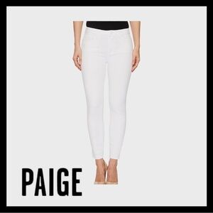 Paige white crop verdugo jeans size 25 small